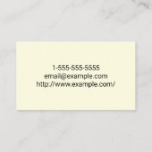 Visitekaartje voor medische artsen (Achterkant)