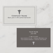 Visitekaartje voor medische symbolen (Voorkant / Achterkant)