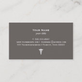 Visitekaartje voor medische symbolen (Achterkant)