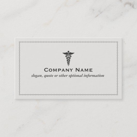 Visitekaartje voor medische symbolen (Voorkant)