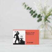 Visitekaartje voor messenmakers (Staand voorkant)