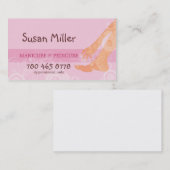 Visitekaartje voor mest en pedicure (Voorkant / Achterkant)