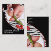 Visitekaartje voor Mestvoorspellingen Salon Techni (Voorkant / Achterkant)