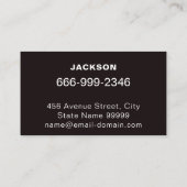 Visitekaartje voor metaalfabricagelassen (Achterkant)