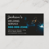 Visitekaartje voor metaalfabricagelassen (Voorkant)