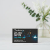 Visitekaartje voor metaalfabricagelassen (Staand voorkant)