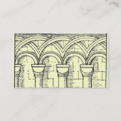 Visitekaartje voor middeleeuwse architectuur (Achterkant)