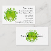 Visitekaartje voor milieuontwerp (Voorkant / Achterkant)