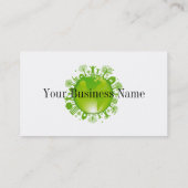 Visitekaartje voor milieuontwerp (Achterkant)