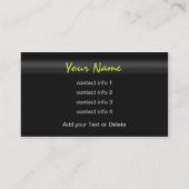 Visitekaartje voor modern design (Achterkant)