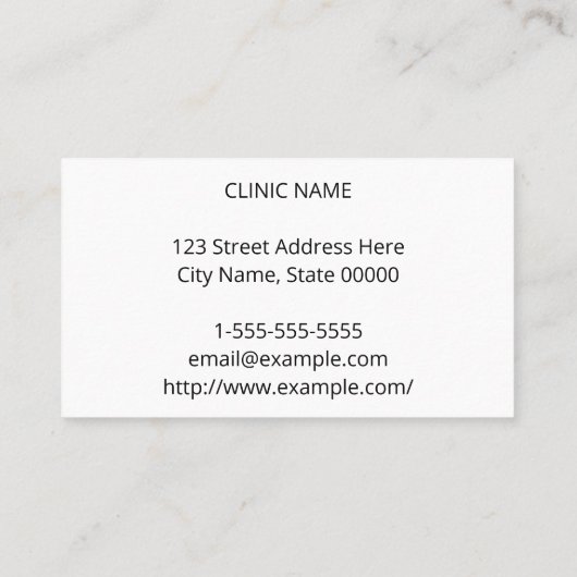 Visitekaartje voor moderne en elementaire psychiat (Achterkant)