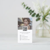 Visitekaartje voor moderne fotocollagefotografen (Staand voorkant)