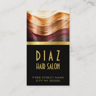 Visitekaartje voor moderne haarsalon