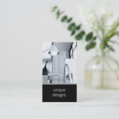 visitekaartje voor moderne kamerinterieurdecoratie (Staand voorkant)