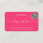 Visitekaartje voor moderne stijlventilator (Achterkant)