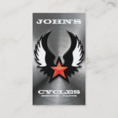 Visitekaartje voor motorfietsen, vrachtwagens of a (Achterkant)