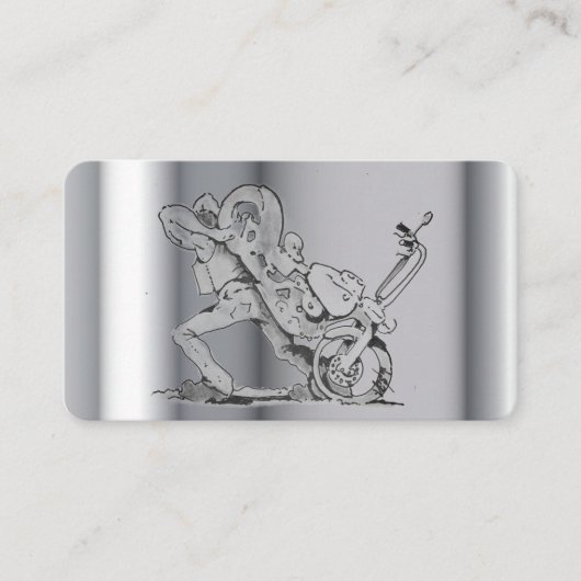 Visitekaartje voor motorfietsreparatie (Voorkant)