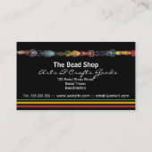 Visitekaartje voor multikleuren kralen kralen (Achterkant)