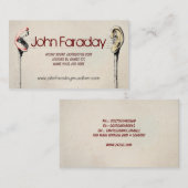 visitekaartje voor muzieklank geluid (Voorkant / Achterkant)