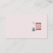 Visitekaartje voor naadloze kunst en ambachten (Achterkant)