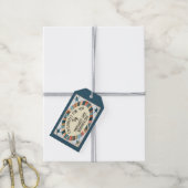 Visitekaartje voor naai- of quiltonderneming cadeaulabel (Met Touw)