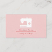 Visitekaartje voor naaien en afsnijden (Achterkant)