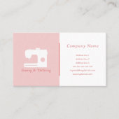 Visitekaartje voor naaien en afsnijden (Voorkant)