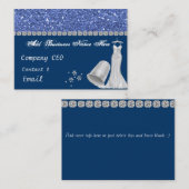 Visitekaartje voor naaiwerk (Voorkant / Achterkant)