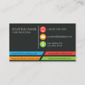 Visitekaartje voor netwerken. (Voorkant)