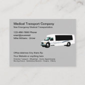 Visitekaartje voor niet-medisch noodvervoer (Voorkant)