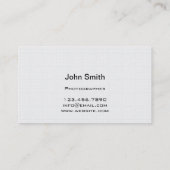 Visitekaartje voor Northern Lights Photography Stu (Achterkant)