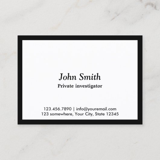 Visitekaartje voor onderzoek aan de Zwarte Grens (Voorkant)