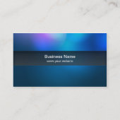 Visitekaartje voor ondoorzichtige donkerkleurige k (Achterkant)