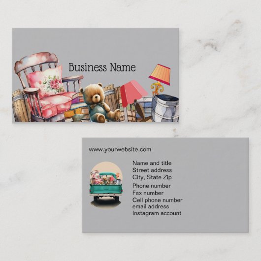 Visitekaartje voor ongewenste verwijdering (Voorkant / Achterkant)