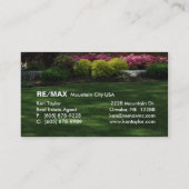 Visitekaartje voor onroerend goed/landschapsarchit (Achterkant)