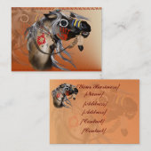 Visitekaartje voor oorlogspaarden (Voorkant / Achterkant)