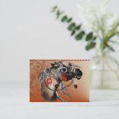 Visitekaartje voor oorlogspaarden (Staand voorkant)