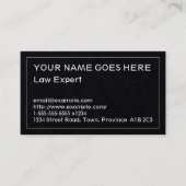 Visitekaartje voor openbare aanklager (Voorkant)