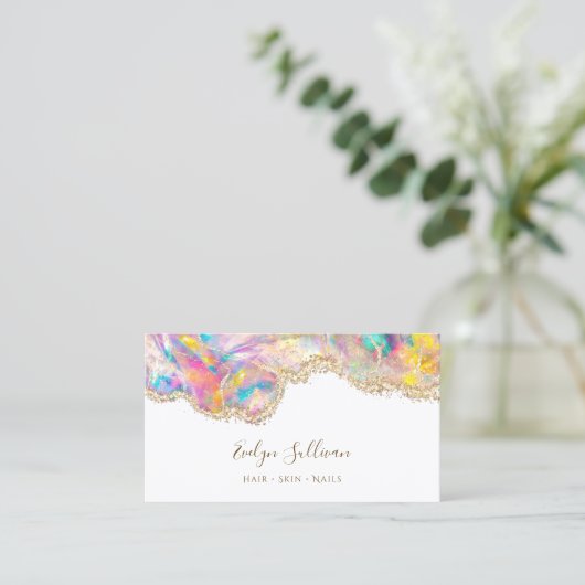 visitekaartje voor optisch ontwerp (Staand voorkant)