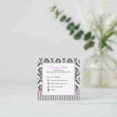 Visitekaartje voor organisatoren van huwelijksfees (Staand voorkant)