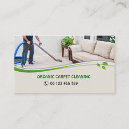 Visitekaartje voor organische tapijtreinigers