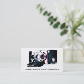 Visitekaartje voor oude camera fotografie (Staand voorkant)