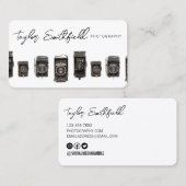 Visitekaartje voor oude fotografie (Voorkant / Achterkant)