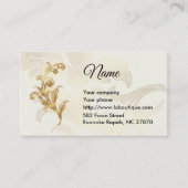 Visitekaartje voor oude goudmakerijen (Voorkant)