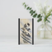 Visitekaartje voor oude Japanse kunst (Staand voorkant)