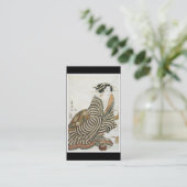 Visitekaartje voor oude Japanse kunst (Staand voorkant)