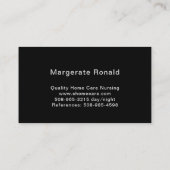 Visitekaartje voor ouderenzorg (Achterkant)