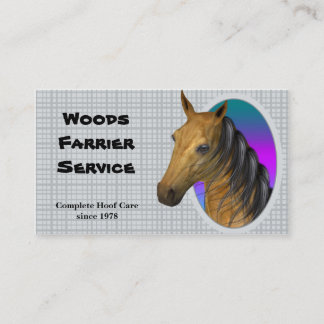 Visitekaartje voor paarden