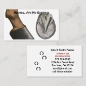 Visitekaartje voor paarden (Voorkant / Achterkant)