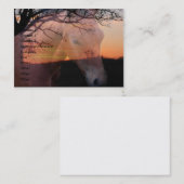 Visitekaartje voor paardenbont (Voorkant / Achterkant)